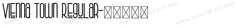 Vienna Town Regular字体转换